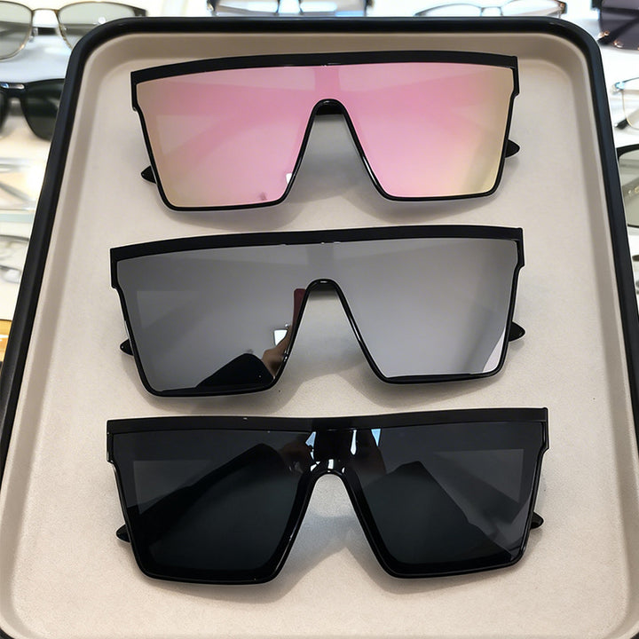 Fette Rechteck-Sonnenbrille Karnz