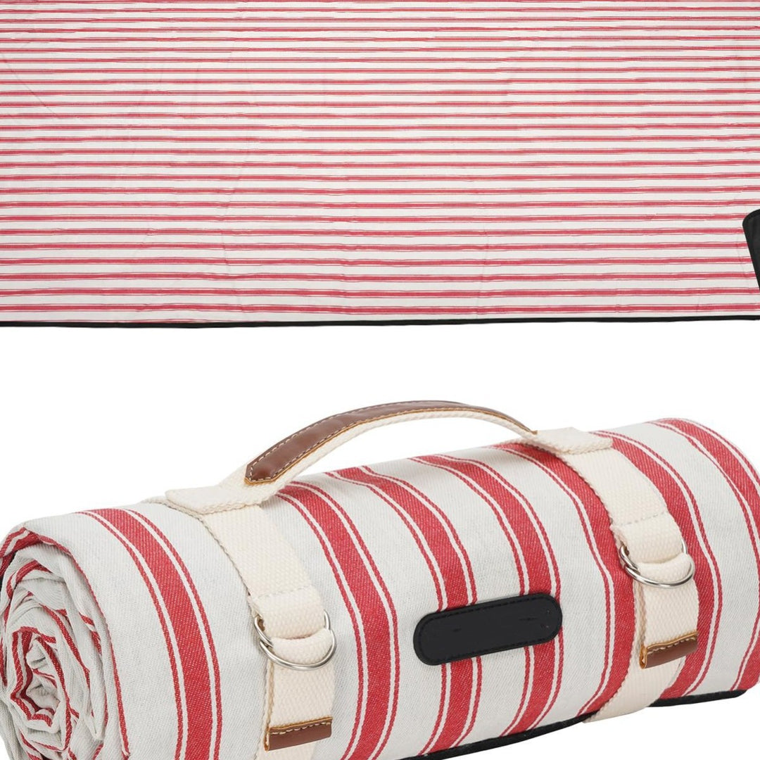 Unisex Picknickdecke mit wasserabweisender Unterseite und Tragegriff Karnz