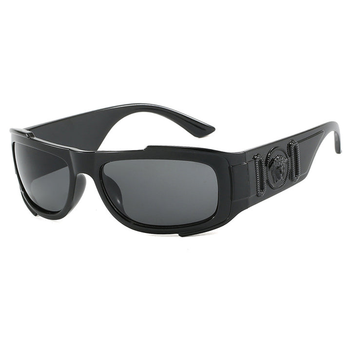 Damen sportliche Sonnenbrille mit ergonomischem Design und UV-Schutz Karnz