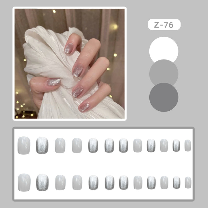 Glitzerndes Press-On-Nagelset Karnz