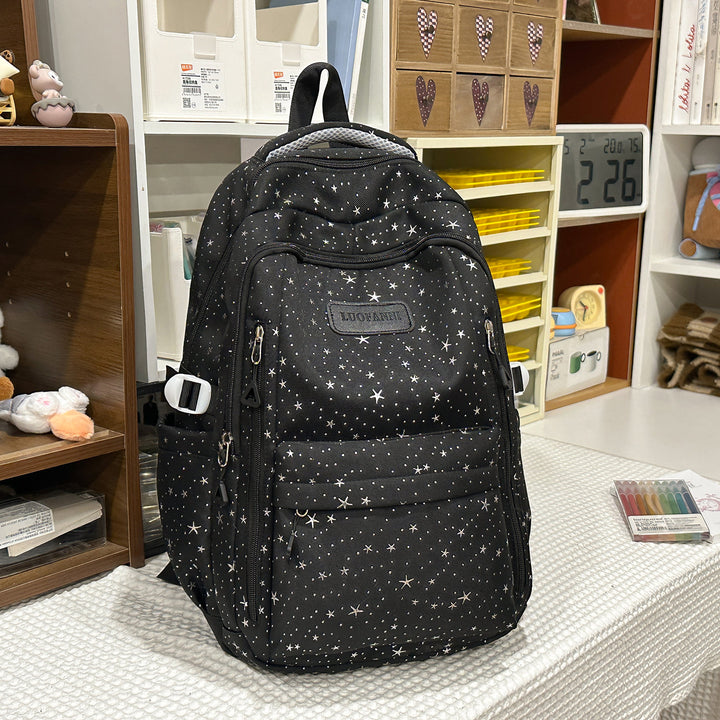 Stern-gedruckter Multi-Taschen Rucksack Karnz