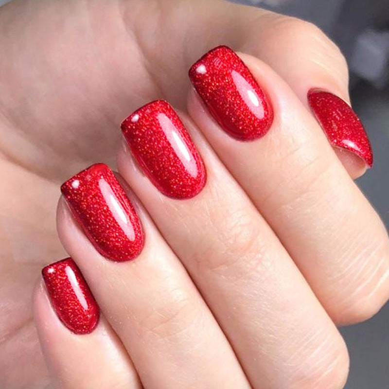 Glitzerndes Press-On Nail Art Set Karnz