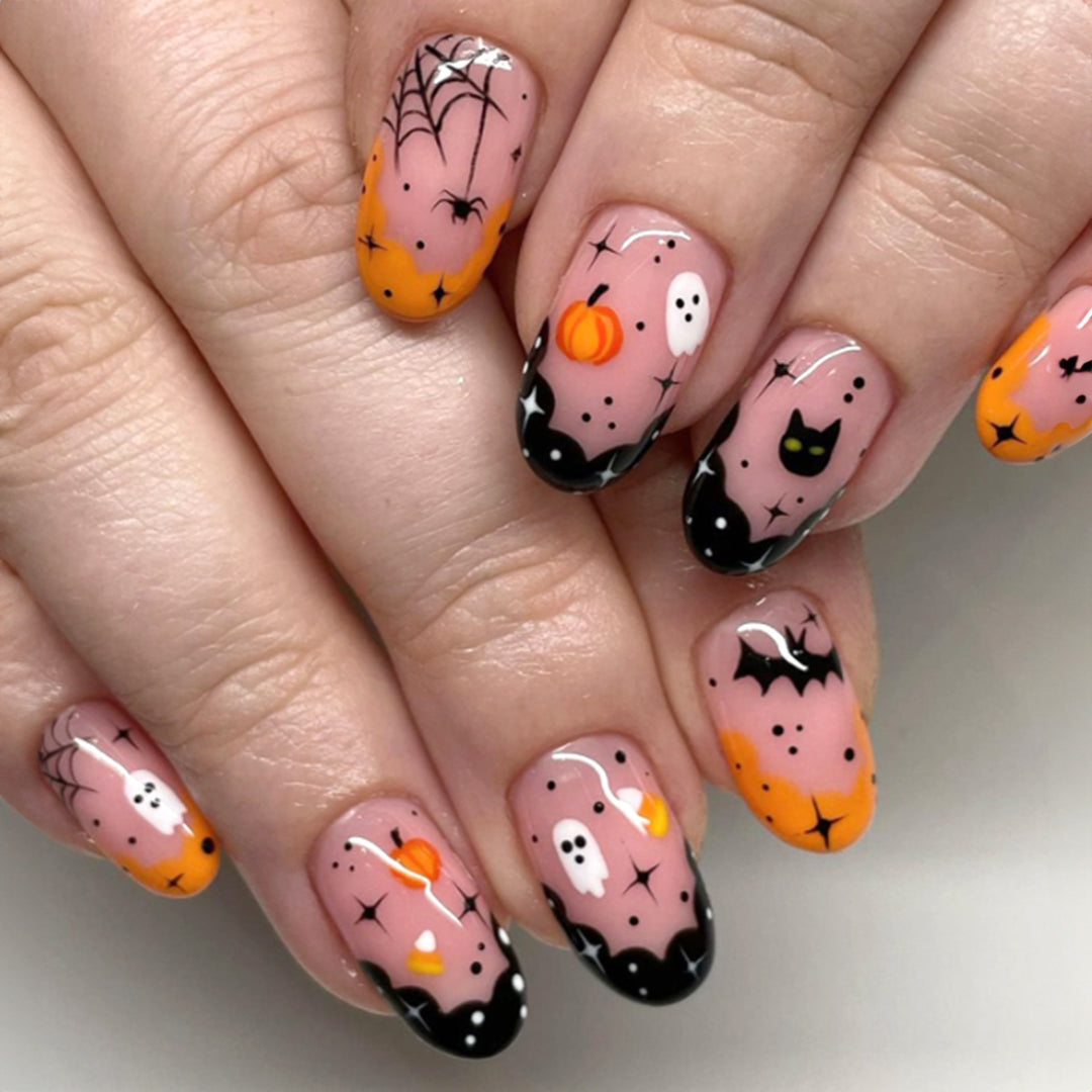 Halloween-Themen Press-On-Nagelset Karnz 1788495966