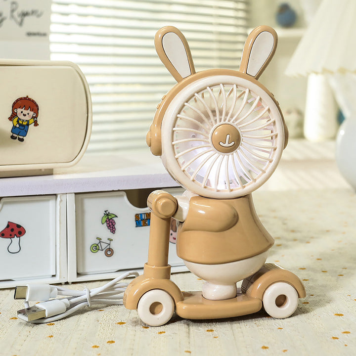 Damen Tragbarer Mini-Ventilator im kreativen Tierdesign Karnz