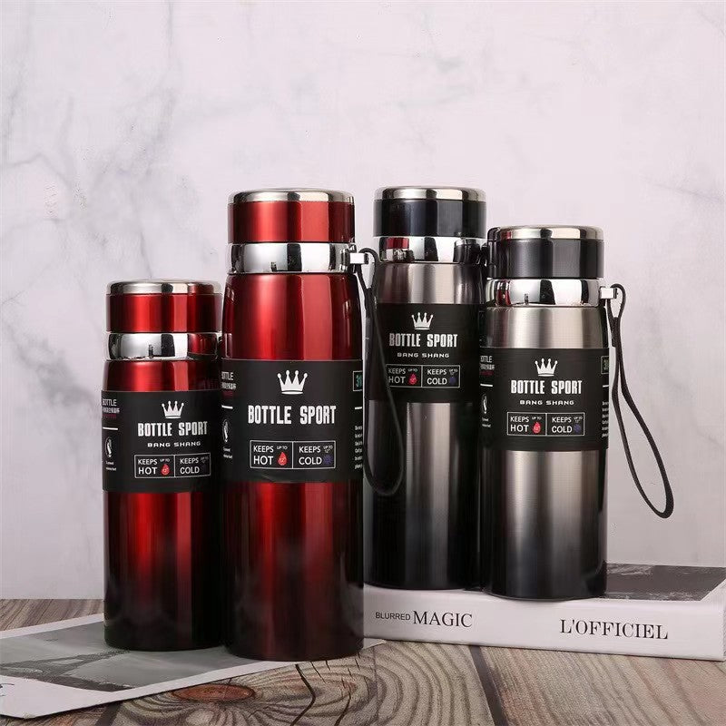 Unisex Hochwertige Edelstahl-Isolierflasche Karnz