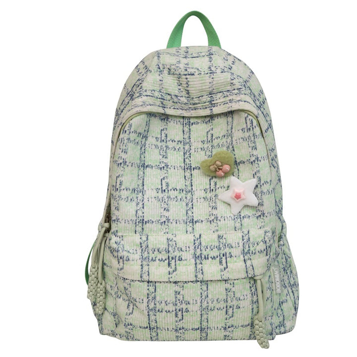 Dekorativer mit Blumen verzierten Rucksack