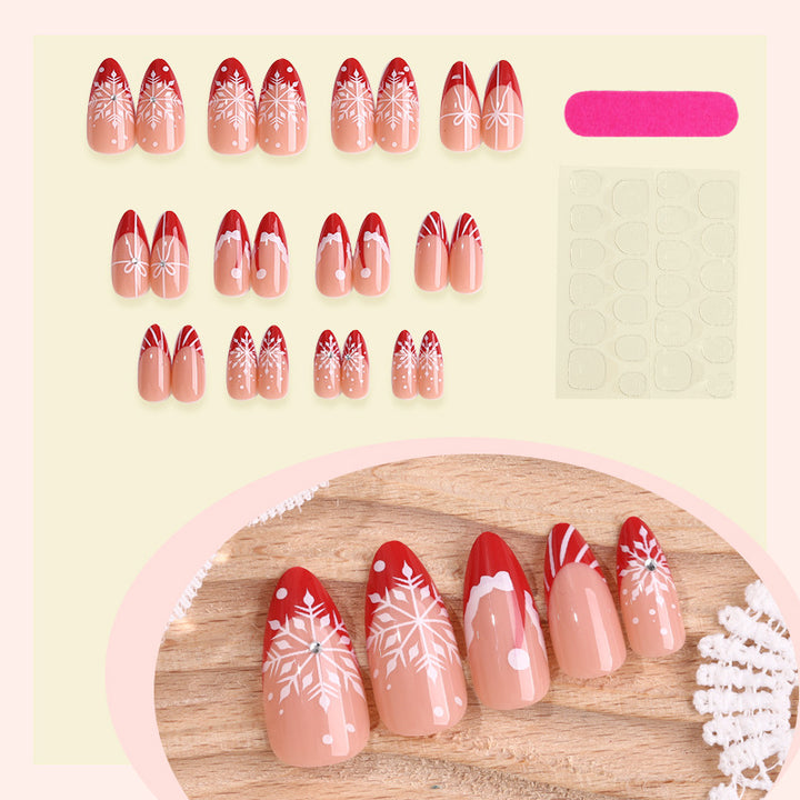 Gradient Style Press-On Nails mit Schließset Karnz