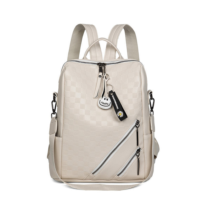 Karomuster Stylischer Rucksack Karnz