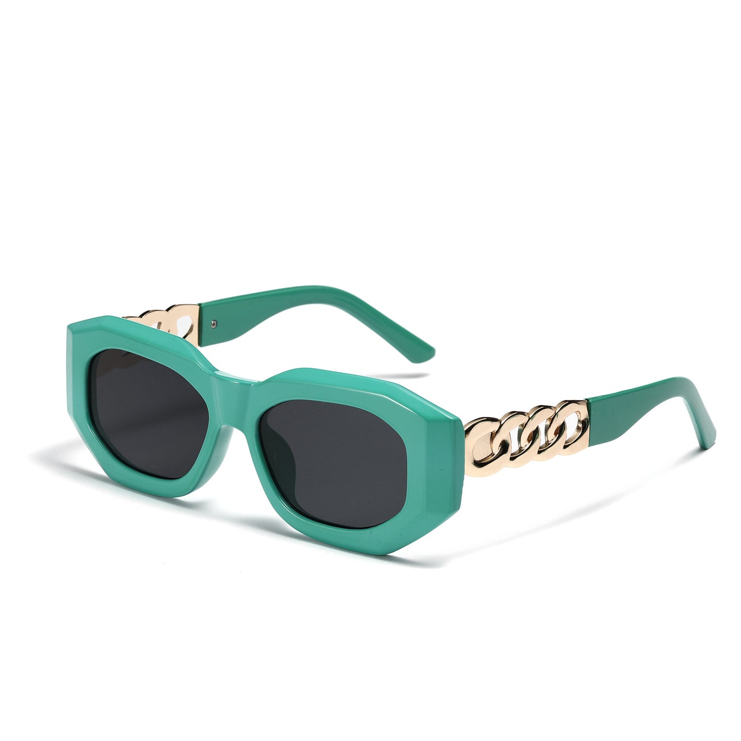 Damen modische Sonnenbrille mit luxuriösem Kettenrahmen Karnz