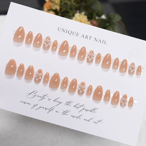 Elegante florale Press-On Nagelkunst  1791110838