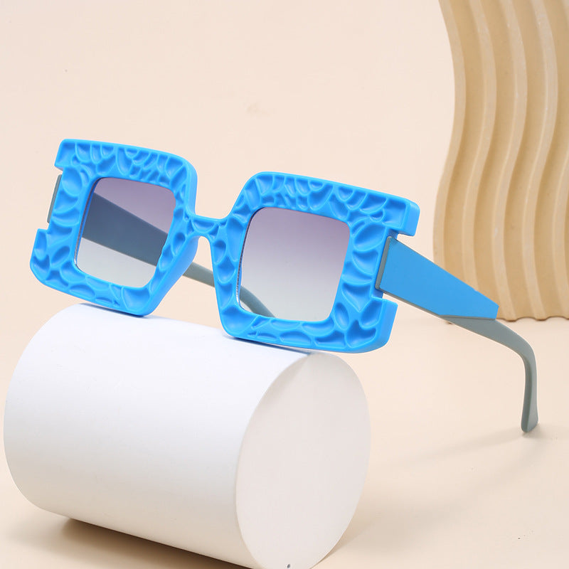 Damen oversized Sonnenbrille mit strukturiertem Rahmen Karnz