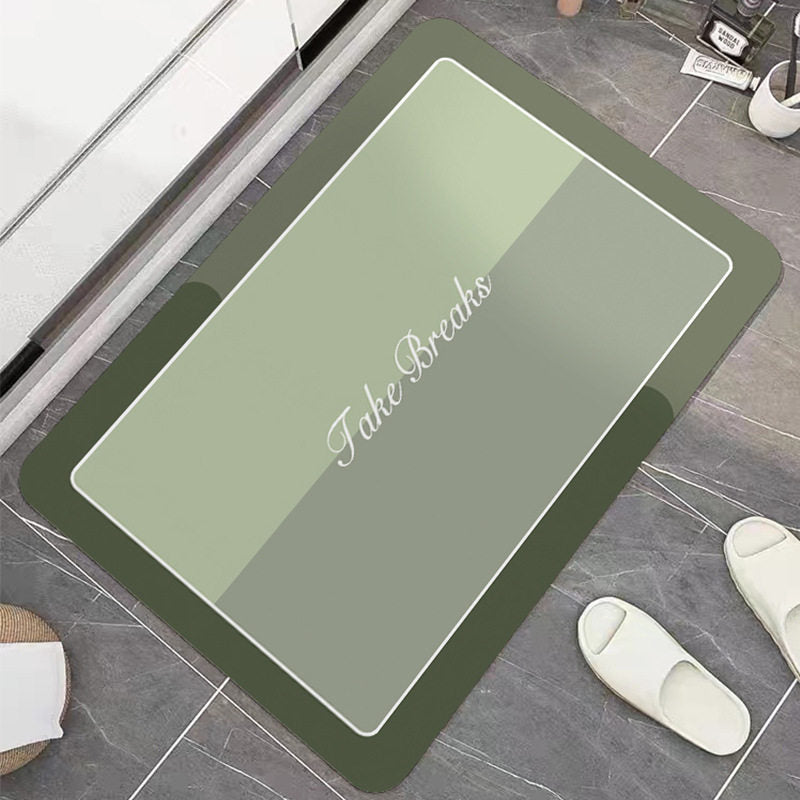 Dekorativer Badteppich für Badezimmer zuhause