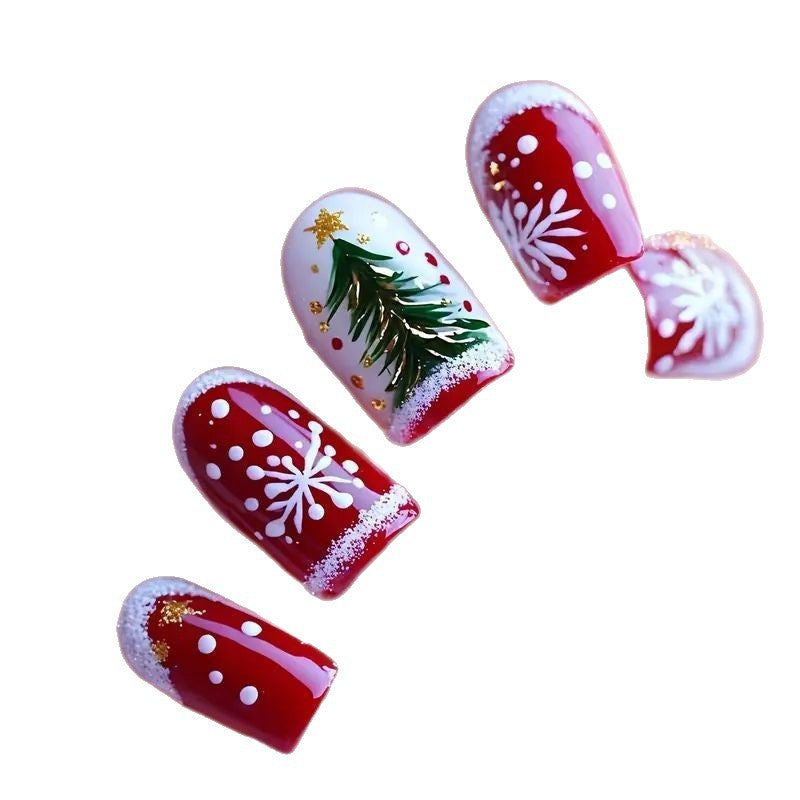 Festliche Feiertagsnageldesign-Set Karnz