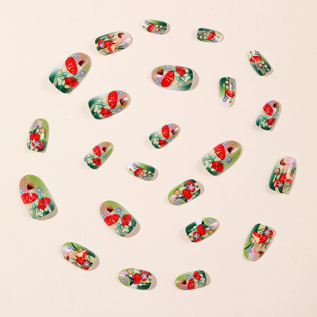 Florale Garten 3D Nail Art Extensions Karnz