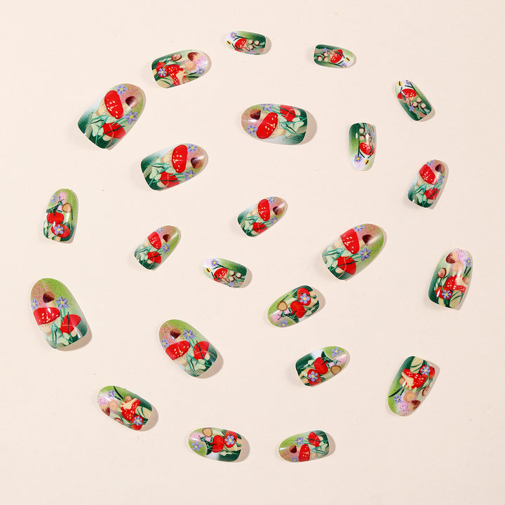 Florale Garten 3D Nail Art Extensions Karnz
