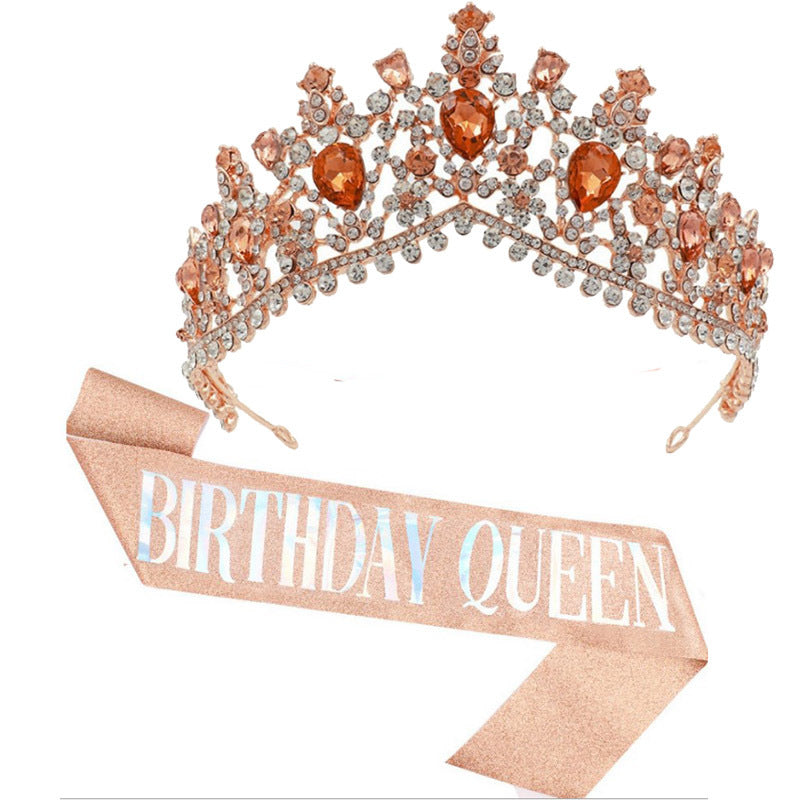 Damen Krone und Sash-Set Karnz