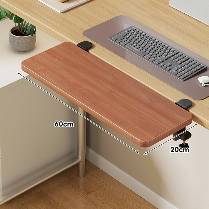 Unter-Tisch Gleitschienen-Tastaturablage und Schreibtischverlängerung mit sanfter Gleitmontage