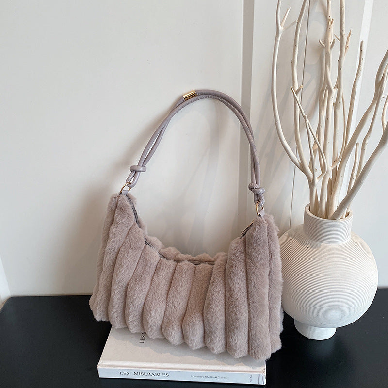 WoPlush Textur Abendtasche Karnz