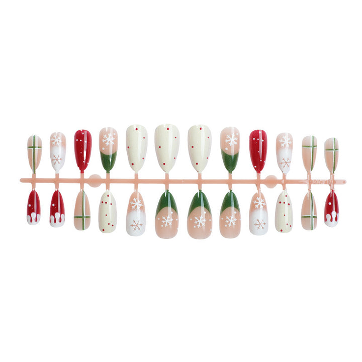 Festliches Themen-Press-On-Nagelset Karnz