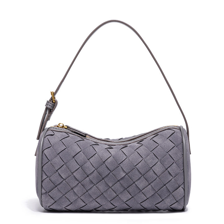 Geflochtene Wildleder-Handtasche Karnz