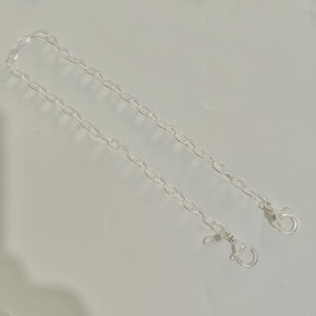 Handgemachte Brillenhalterkette Aus Transparentem Material Karnz