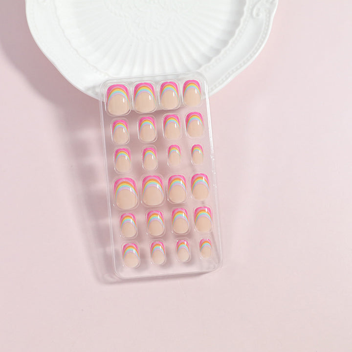 Dekoratives Press-On Nagelset Karnz