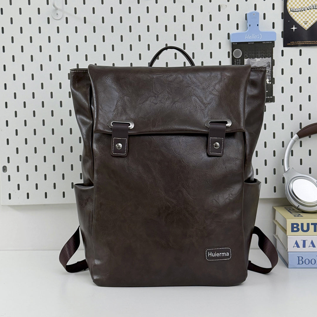 Modischer Leder Rucksack Karnz