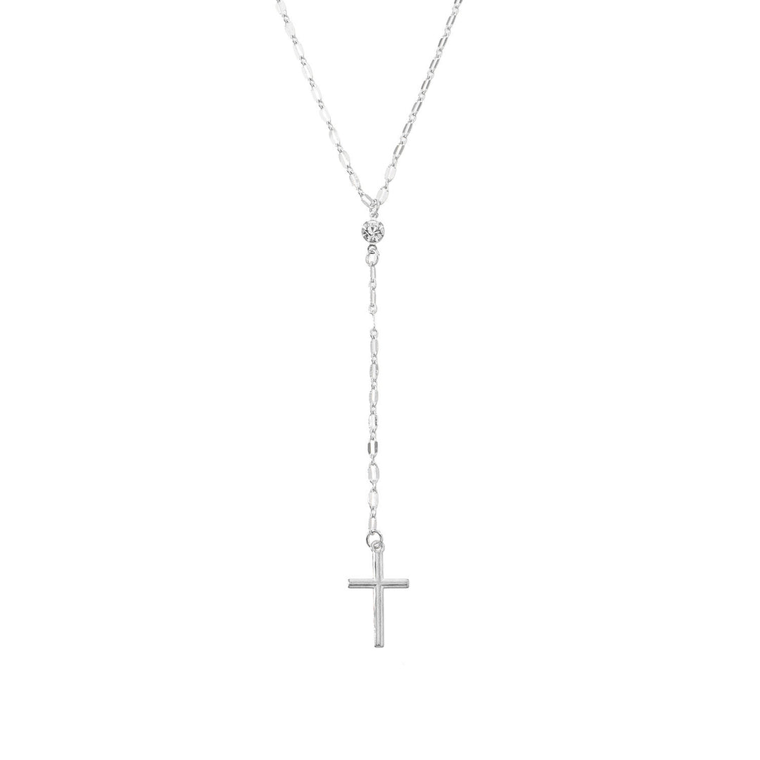 Zart Kreuz Lariat Halskette Karnz