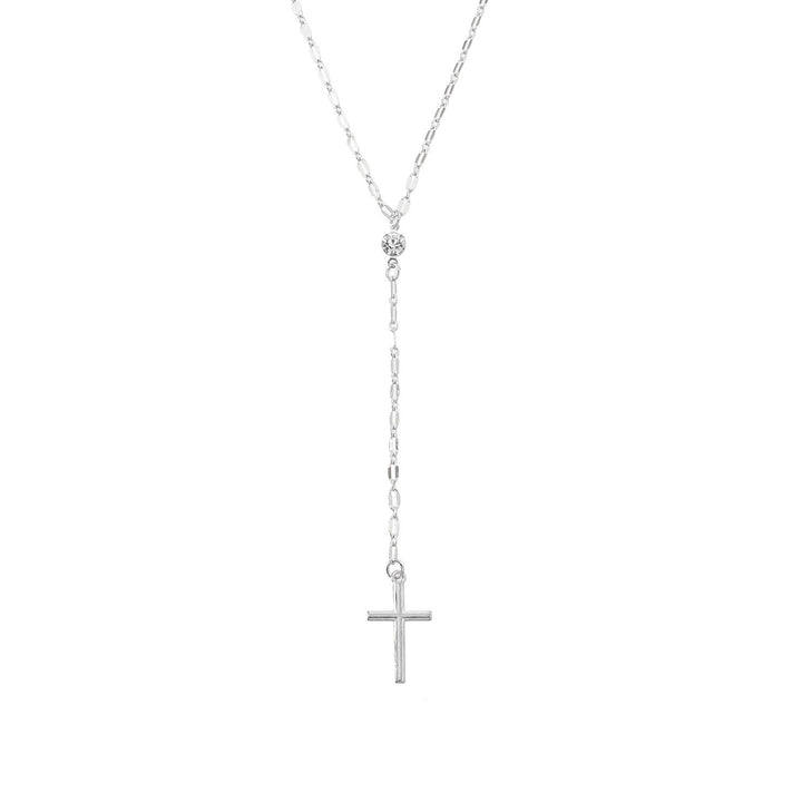 Zart Kreuz Lariat Halskette Karnz