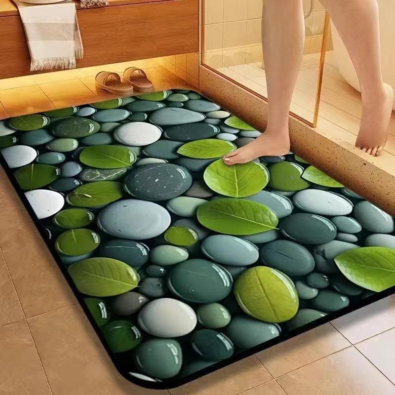 Pebble Design Badematte
