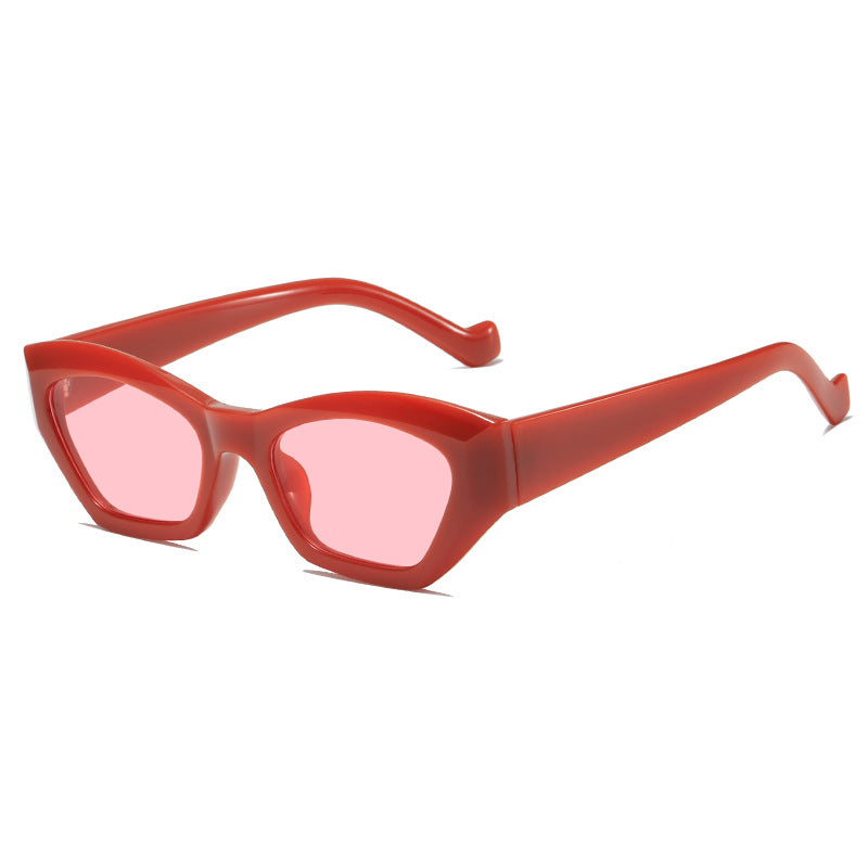 Damen modische Sonnenbrille im extravaganten Leopardenmuster Karnz