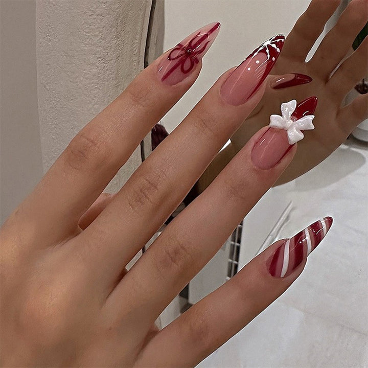 Gradient Style Press-On Nails mit Schließset Karnz