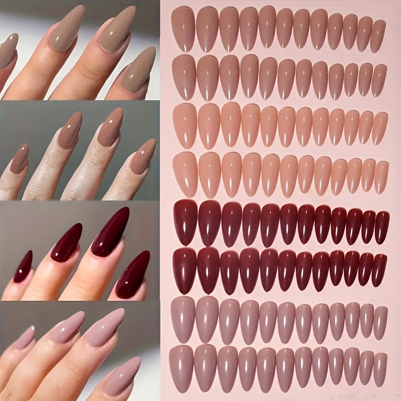 Premium Stiletto Press-On Nagelset Karnz
