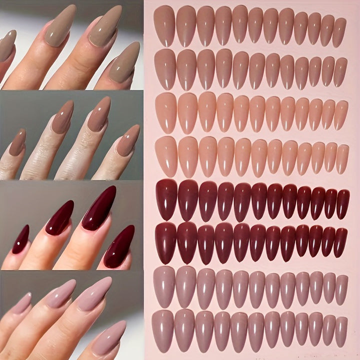 Premium Stiletto Press-On Nagelset Karnz