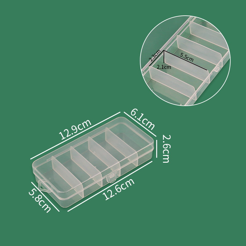 Klarer Mehrfach-Behälter Speicherbox Karnz