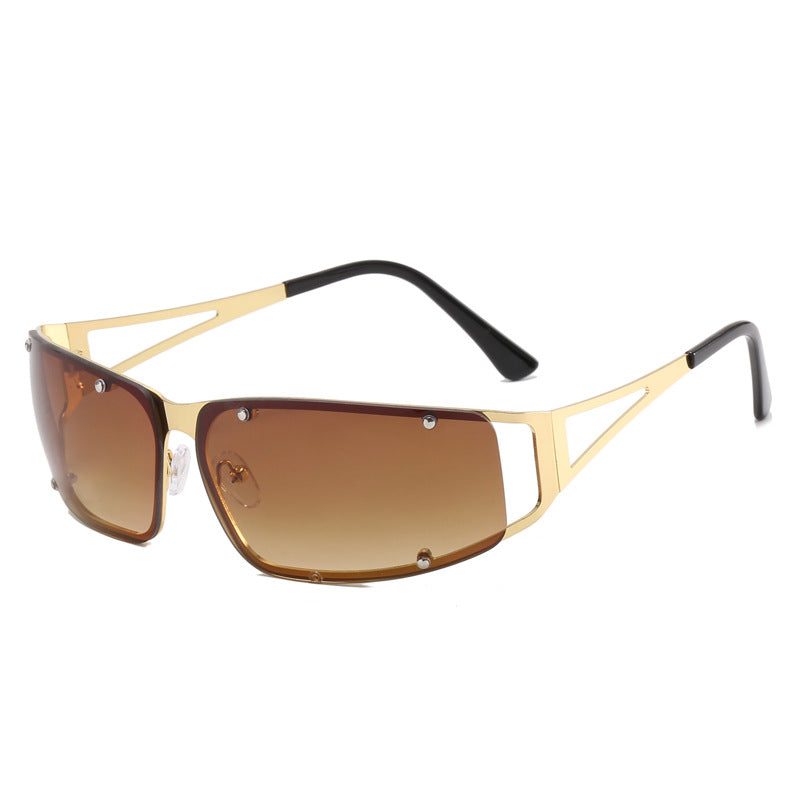 Damen sportliche Sonnenbrille mit trendigem Design und polarisierten Gläsern Karnz