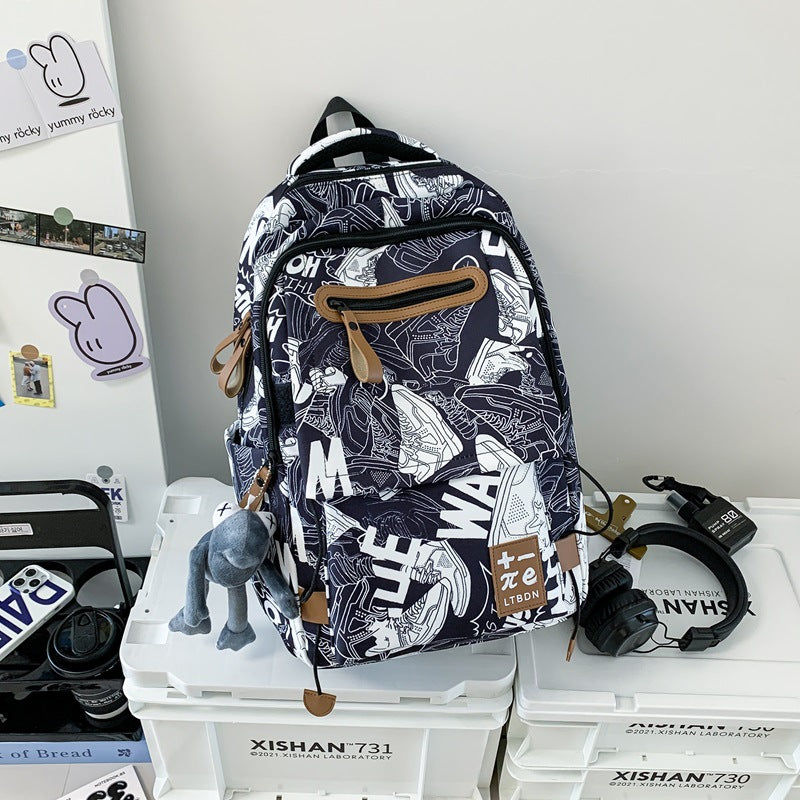 Modischer Gemusterter Rucksack Karnz