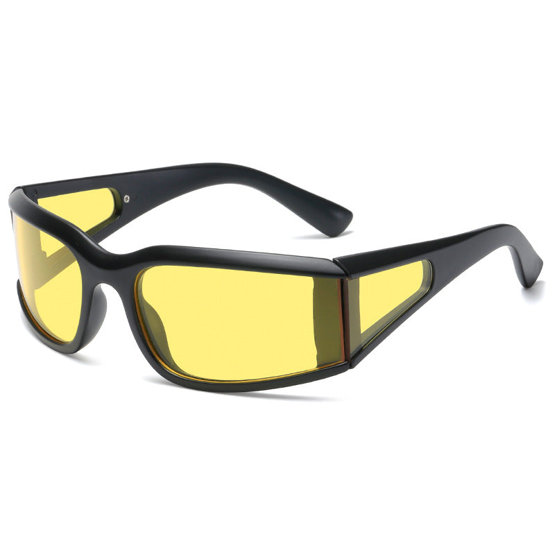Damen Sportsonnenbrille mit besonders ergonomischem Design und seitlichem Blendschutz Karnz