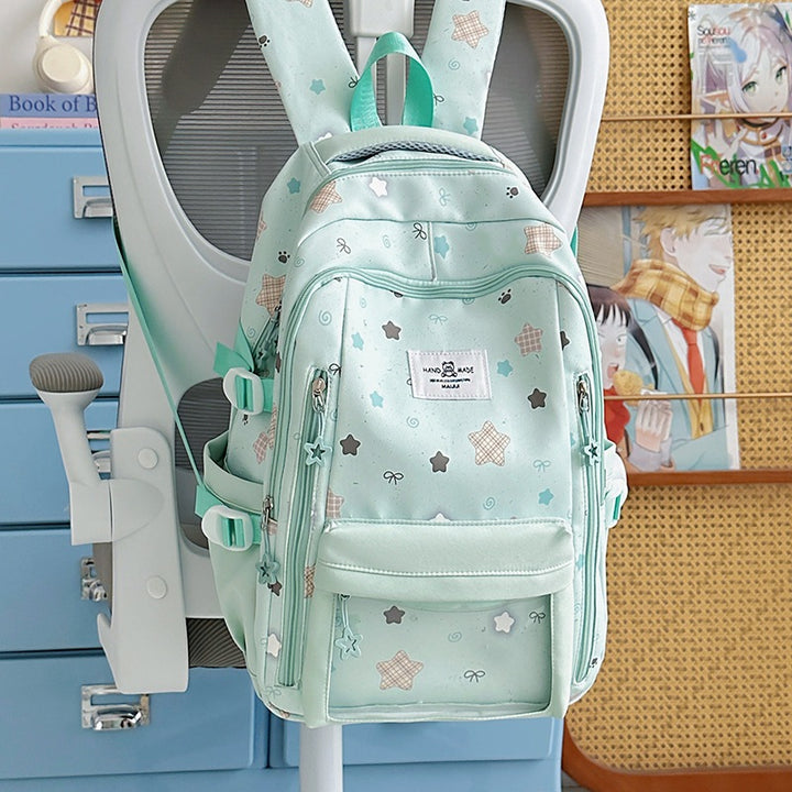 Verspielt Stern-Muster Rucksack Karnz