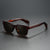 Damen quadratische Sonnenbrille mit markantem Schildpatt-Muster Karnz