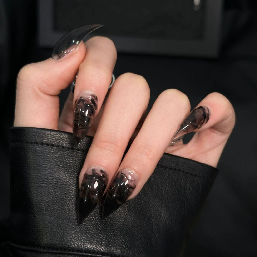 Gothic Stiletto Press-On Nagelset