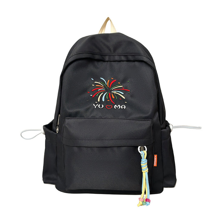 Lässiger bestickter Rucksack