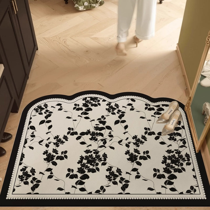 Elegante Botanische Design Komfortmatte