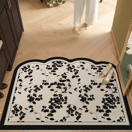 Elegante Botanische Design Komfortmatte