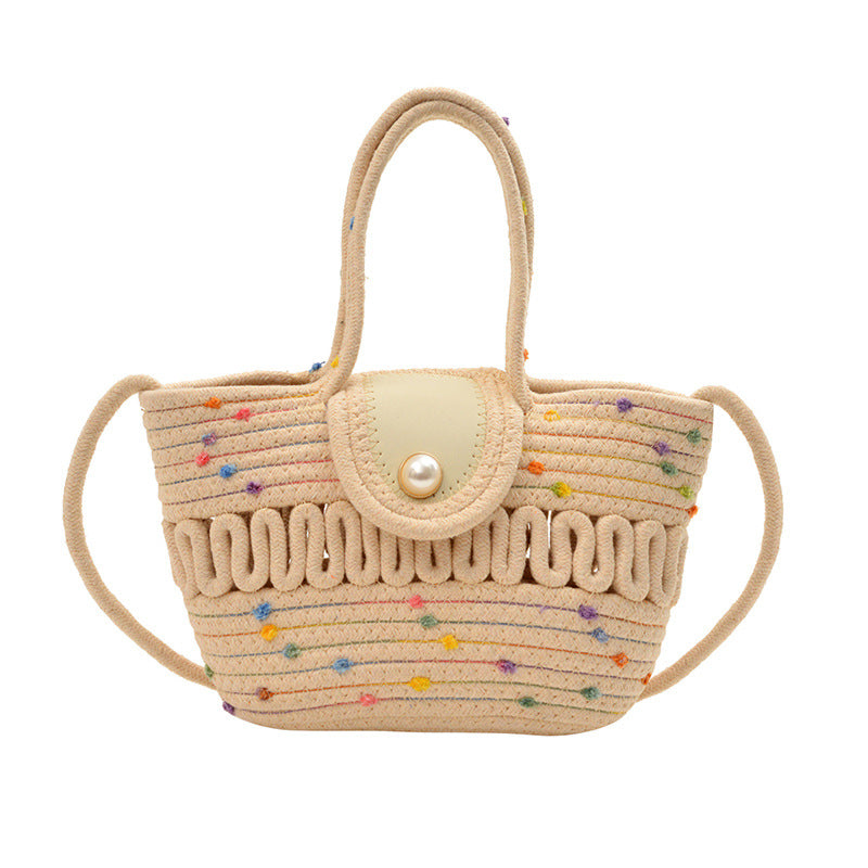 WoCharming Gewebte Mini Tote Bag Karnz