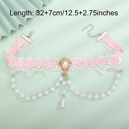 Floral Satin Cord Choker Karnz