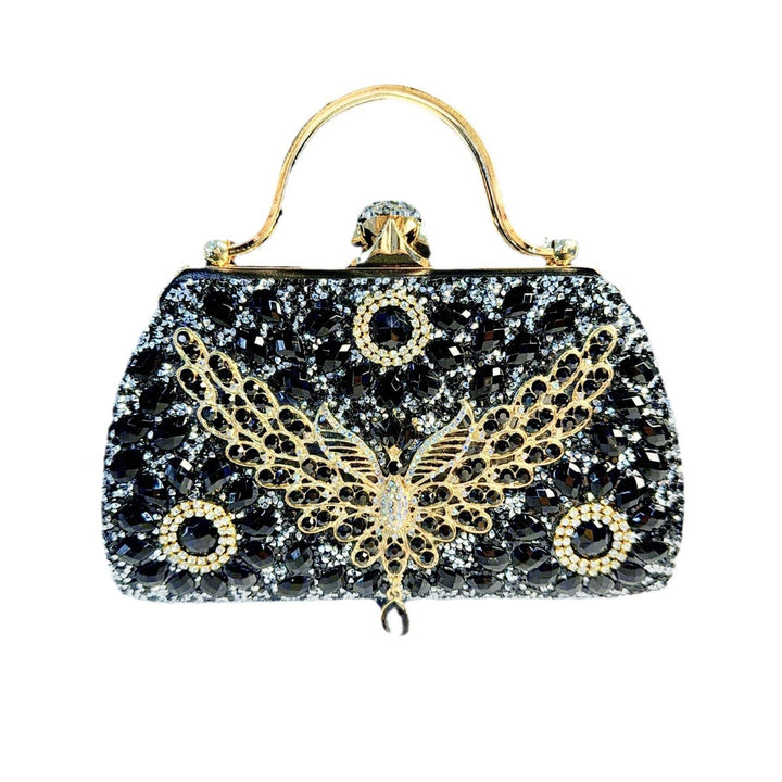 Prunkvoller mit Juwelen besetzter Abend-Clutch