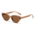 Damen Cat-Eye Sonnenbrille mit UV-Schutz und modischem Rahmen Karnz