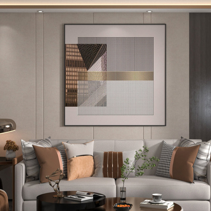 Moderne geometrische Wandkunst Druck