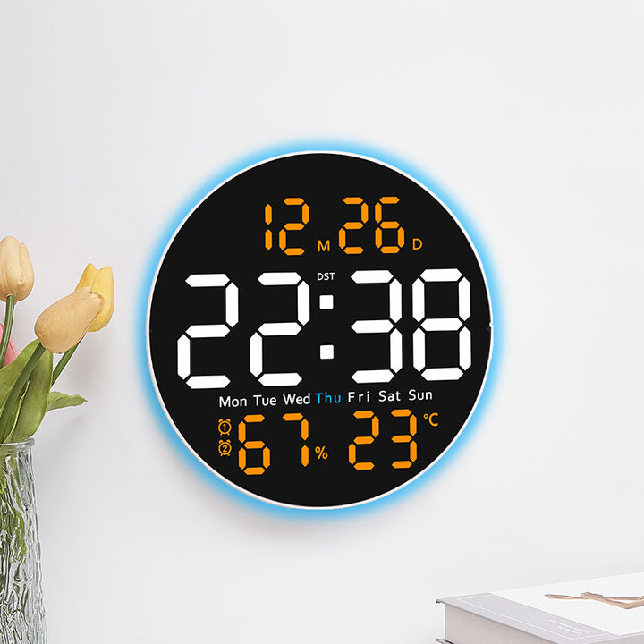 Digitaler LED-Wecker mit Hygrometer und Temperaturanzeige Karnz